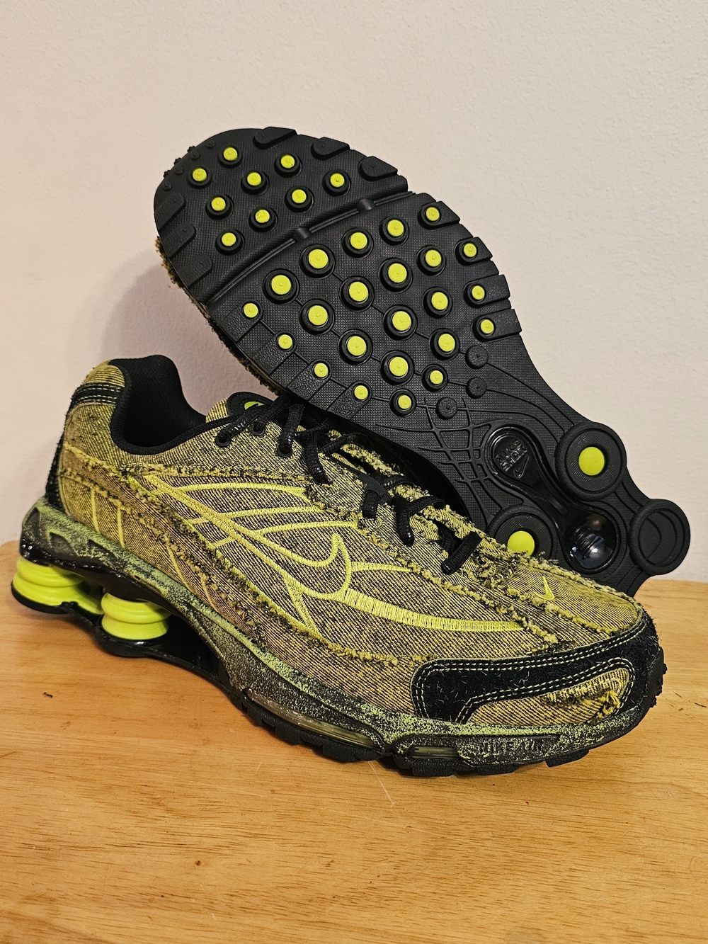 The Men's Size 13 Nike Shox Ride 2 ‘Bright Cactus Denim’ Sneakers (IH3356-010)